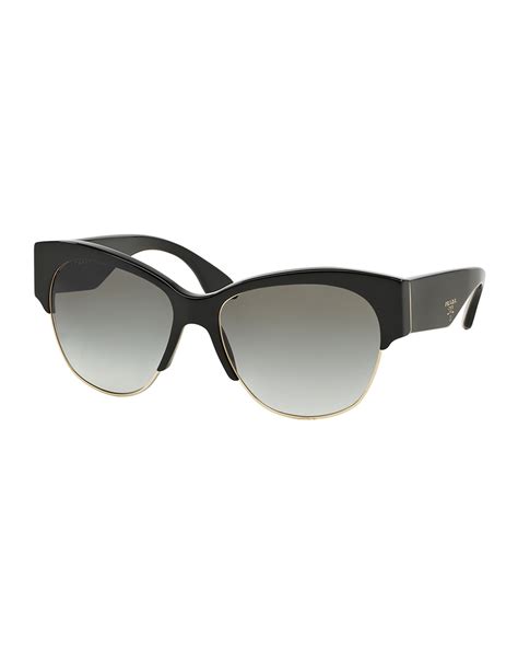 prada rimless eyeglasses|prada semi rimless eyeglasses.